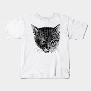 FACE CAT Kids T-Shirt